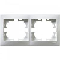 РАМКА LESYA 2-АЯ ГОРИЗОНТАЛЬНАЯ Б/ВСТ МИРА БЕЛЫЙ